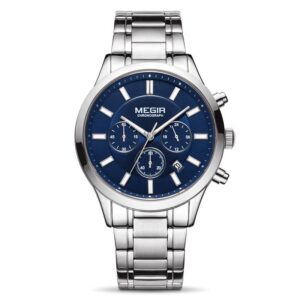 MEGIR BLUE FACE WATCH