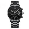 NIBOSI BLACK FACE WATCH
