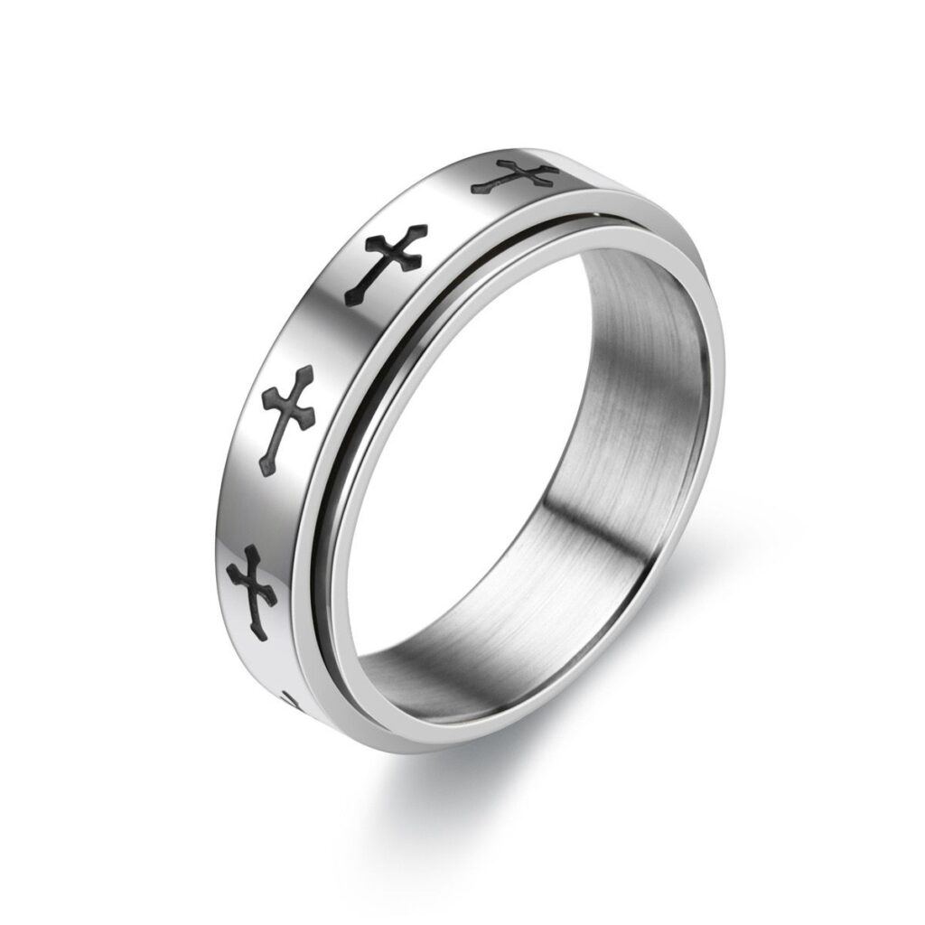 CRUX RING SIZE 9 SILVER