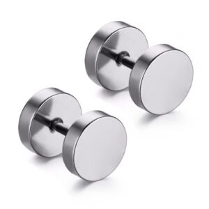 CORE STUD EARRING SILVER( single)