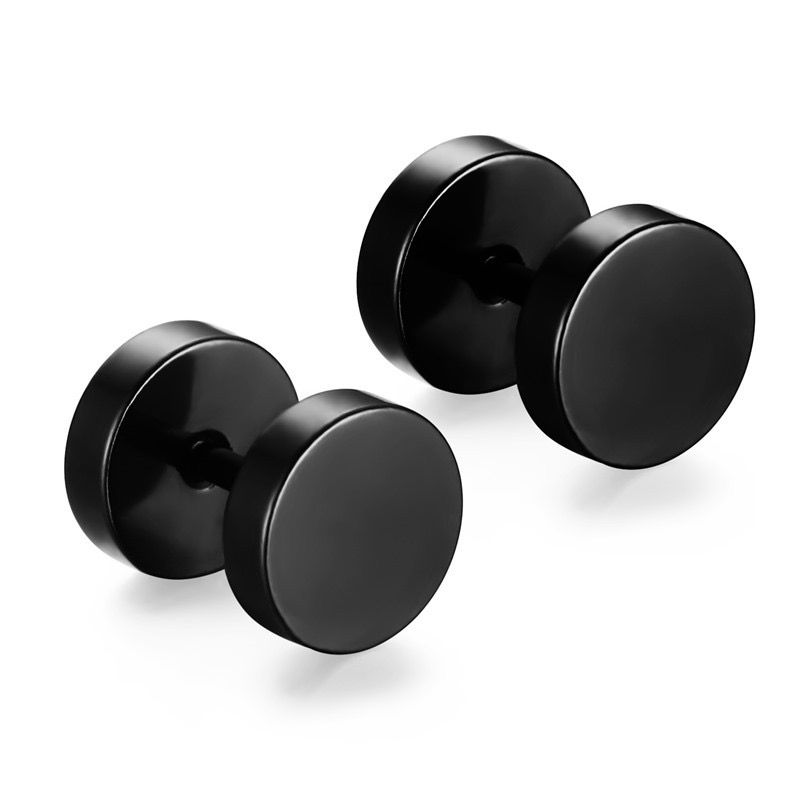 CORE STUD EARRING BLACK (single)