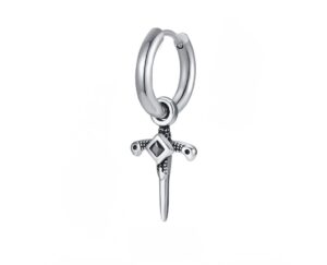 CROSS DROP EARRING