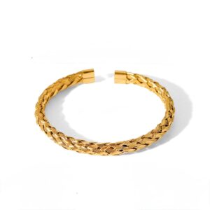 BRAIDED BRACELET GOLD