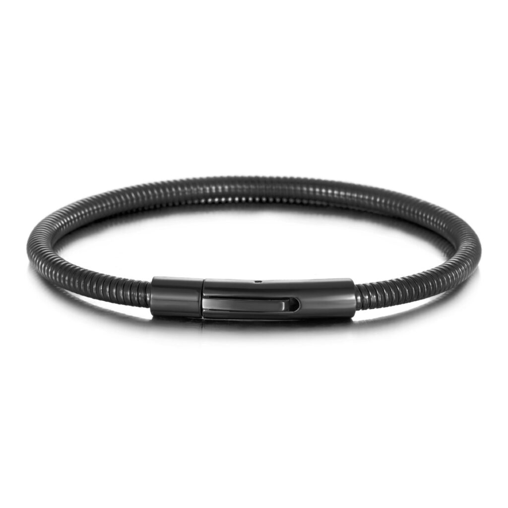 COIL BRACELET BLACK