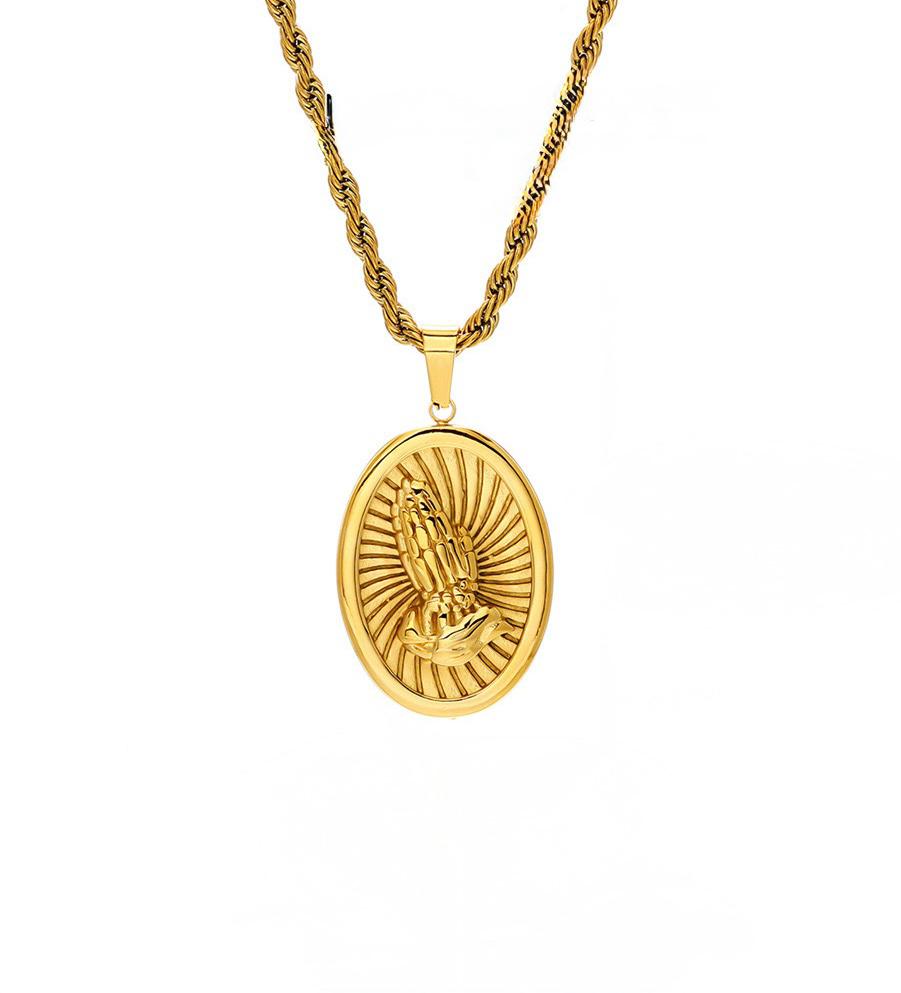 PRAYING HANDS NECKLACE