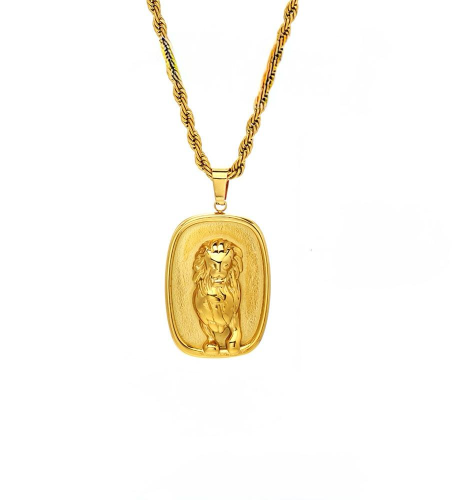 LION FACE NECKLACE