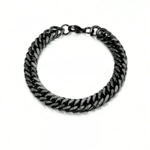 RETRO BLACK CUBAN BRACELET
