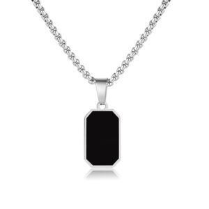 EDGE NECKLACE SILVER