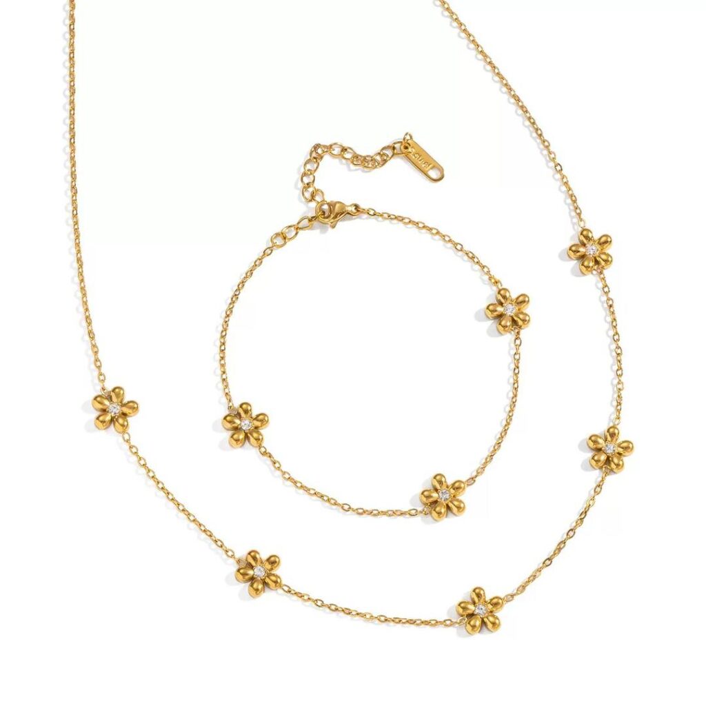 BLOOM SET (Necklace & Bracelet)
