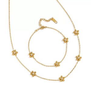 BLOOM SET (Necklace & Bracelet)