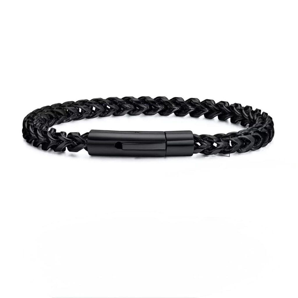 DELI BLACK STEEL BRACELET
