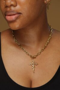 Chunky cross Necklace